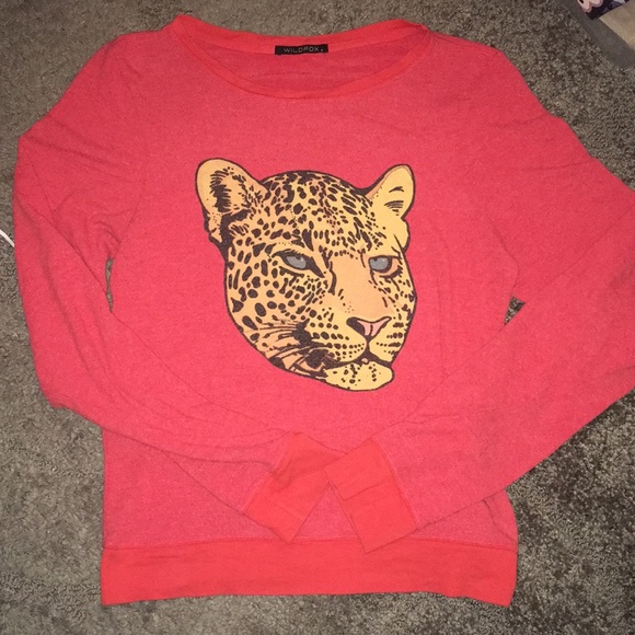 Wildfox Tops - *SALE*Wildfox cheetah pullover